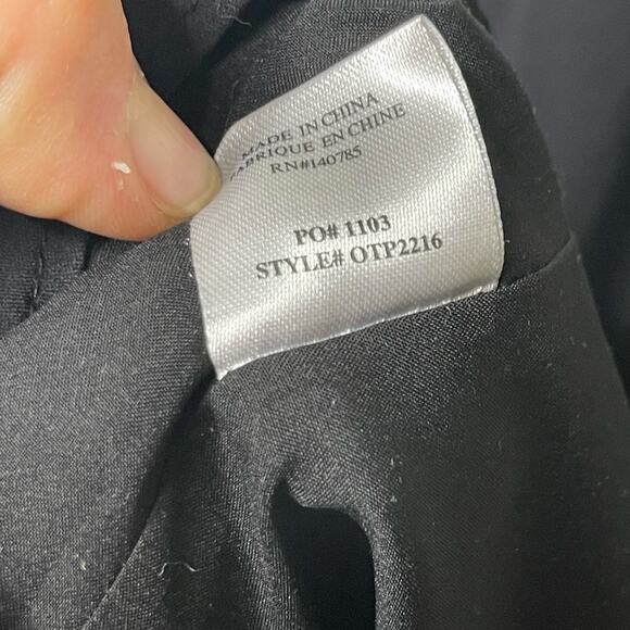 Brochu Walker Pleated Front Detail Black Onyx Silk HILDE Midi Dress SMALL sz S - Picture 10 of 13